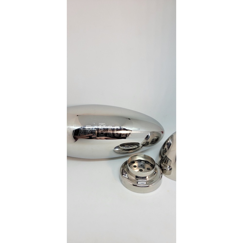 South Alabama War Eagle Cocktail Shaker Stainless Engraved On Outside